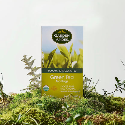 Garden of the Andes Kosher Organic Green Tea, 120 Bags