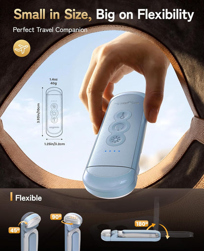 HIONXMGA Rechargeable Book Light,Clip-On Reading Light for Books in Bed