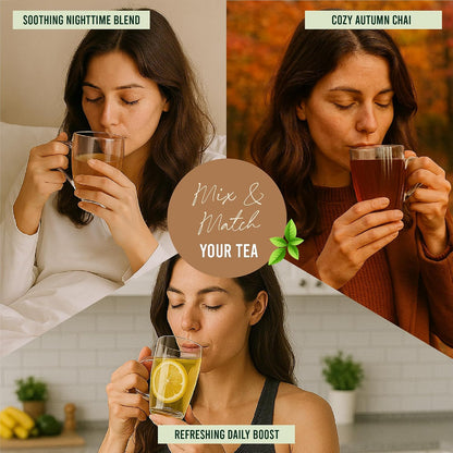 Tea Gift Set - Unique Gifts For Women and Men - Loose Leaf Tea Sampler Kit