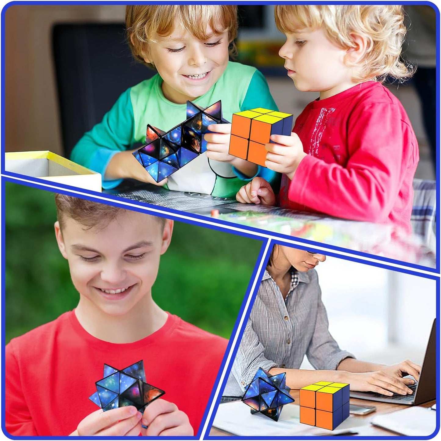 Luaxkpi Toys for Boys Age 8-12 Gifts for 9 10 11 12 Year Old Boy Girls, Infinity Cube Fidget Toy for Kids Ages 8-10 Star Cubes for Boys Girl Toys 10-12 Years Old Birthday Presents Gift Ideas