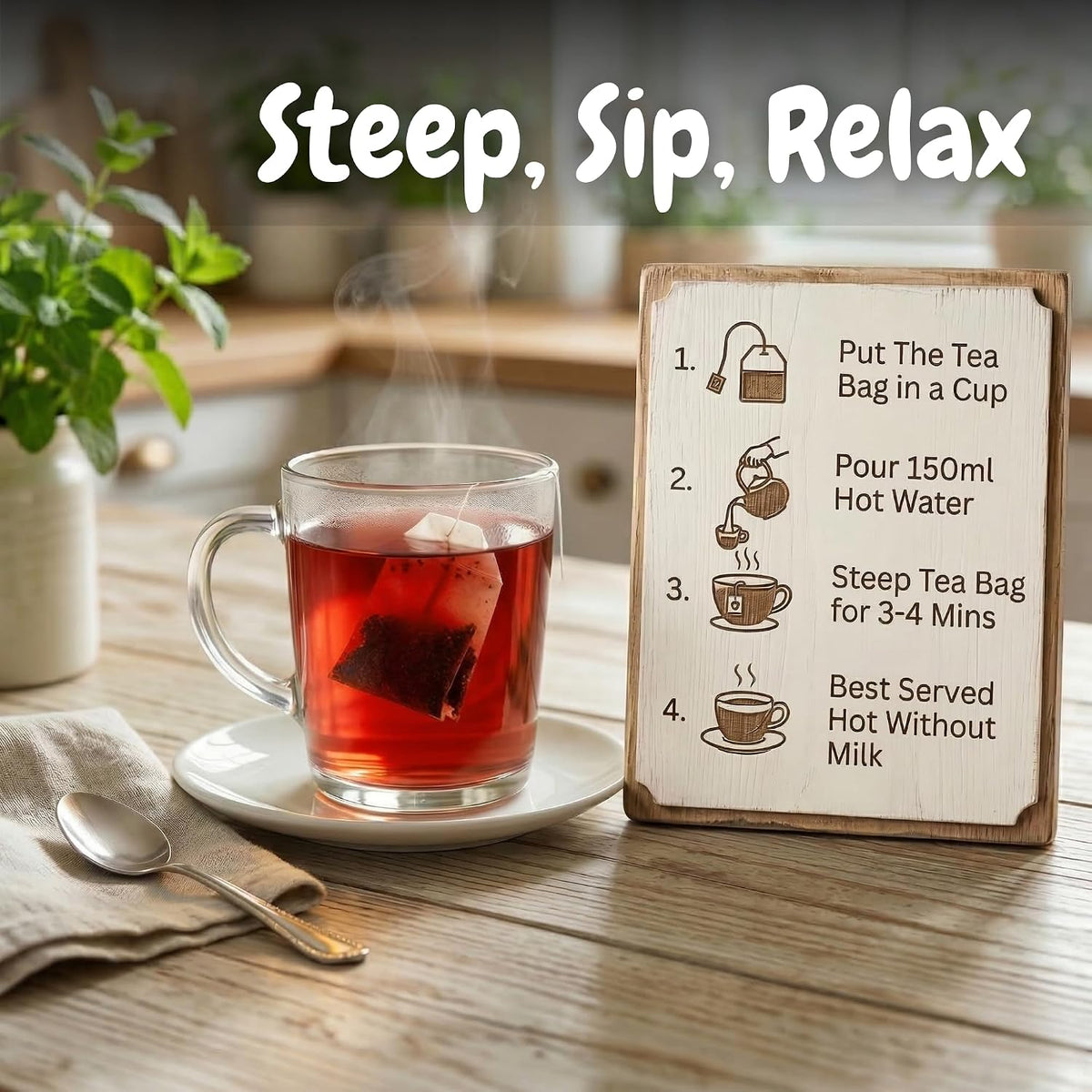 Goodwyn Oolong Rose Tea Bags, Oolong Tea with Rose Petals, 30 Bags