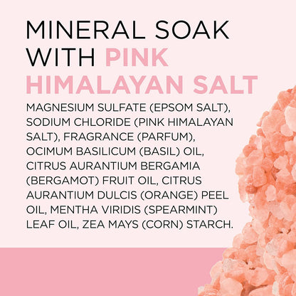Dr Teal's Epsom Salt Magnesium Soak, Restore & Replenish with Pink Himalayan Salt, 3 lbs