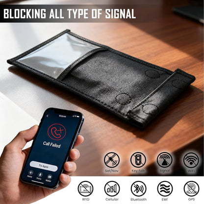 2 Pack Military Grade Faraday Bags for Smartphones