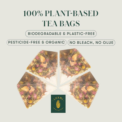 Luxmi Estates - Valerian Dream - Organic Valerian Root Tea for Sleep (50 Tea Bags, Valerian Root)