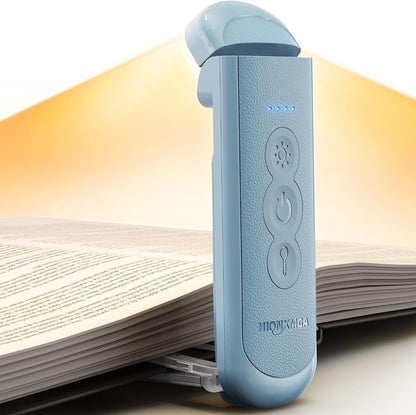 HIONXMGA Rechargeable Book Light,Clip-On Reading Light for Books in Bed