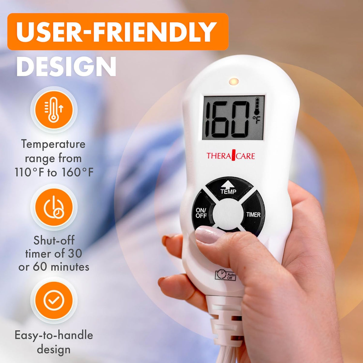 Deluxe Heating Pad Moist/Dry Heat Therapy