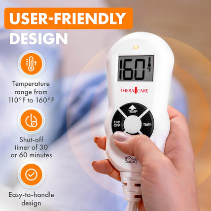 Deluxe Heating Pad Moist/Dry Heat Therapy