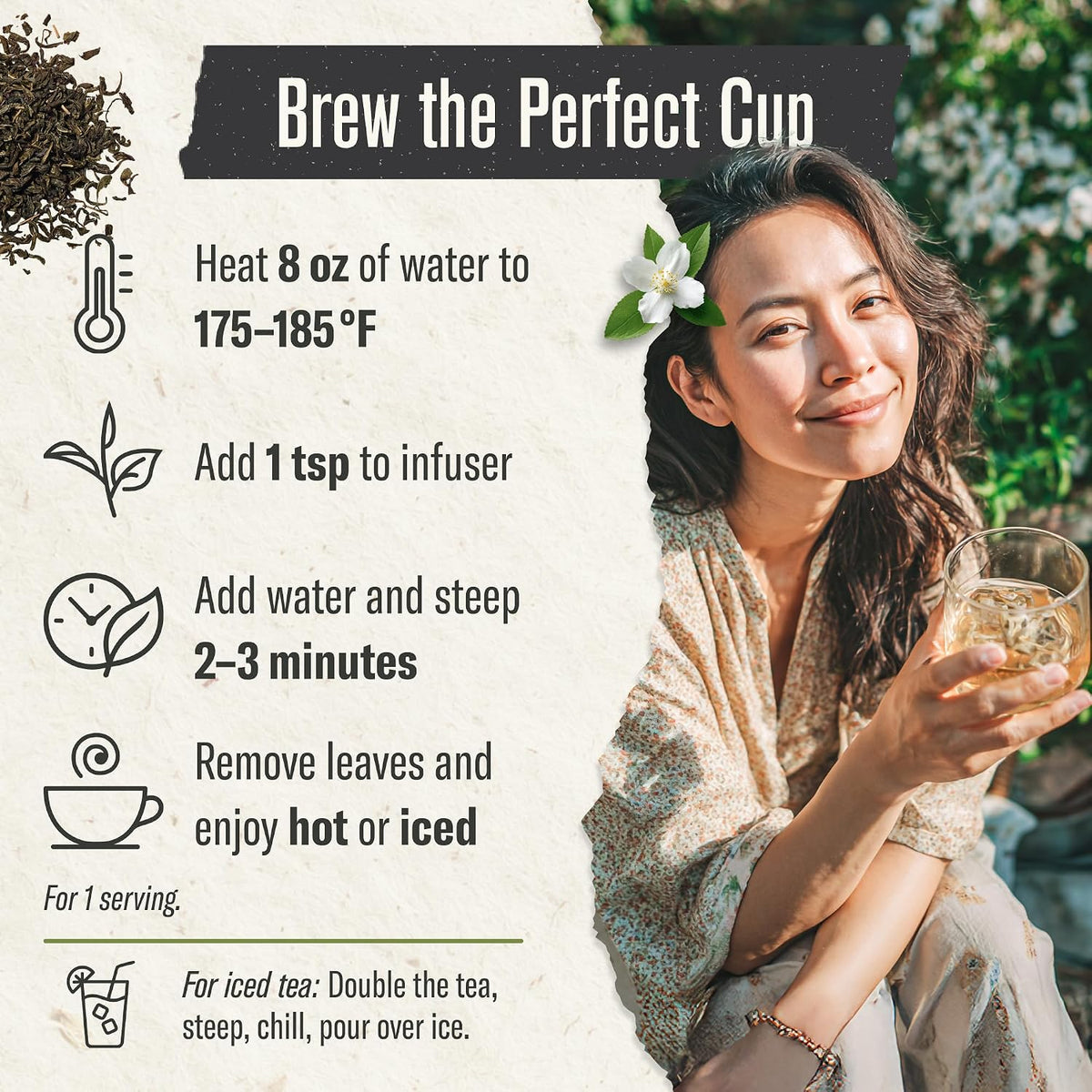 Numi Organic Jasmine Green Tea 16 Ounce Pouch Brews 200 Cups