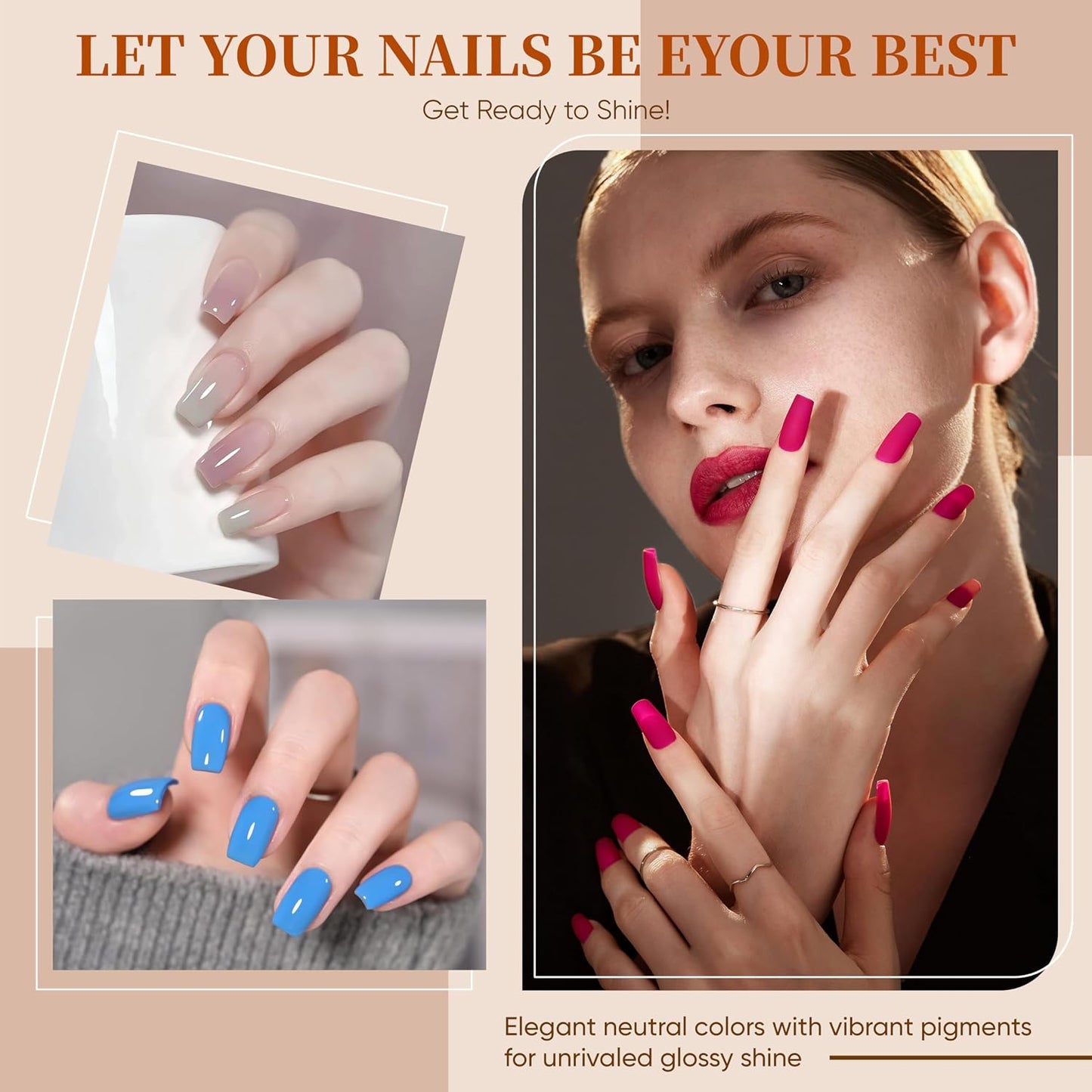 NAIL POLISH KIT with U V Lamp and Drill Starter Kit 36 Colors Gel Nail Polish Nail Art Gel Manicure Kit