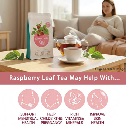 Samcci Raspberry Leaf Tea Bag, 40 Count, Natural Pregnancy Tea