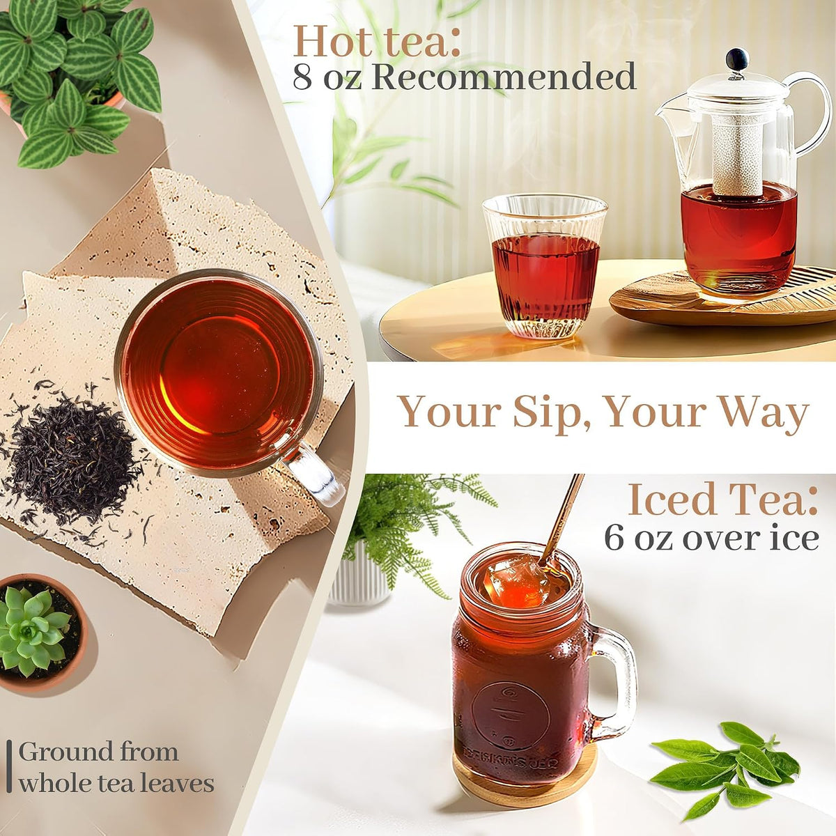 Johou Earl Grey Tea Pods for K-Cup Brewer, 24 pods