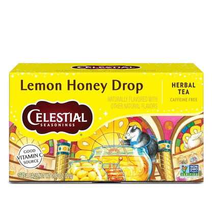 Celestial Seasonings Peppermint Herbal Tea, Caffeine Free, 20 Tea Bags Box (Pack of 6)