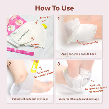 Purederm Exfoliating Foot Peeling Mask & Foot Peel for Dry Cracked Heels (1 Pack) – Dead Skin & Callus Remover for Feet, Rough Skin Care for Baby Soft Feet