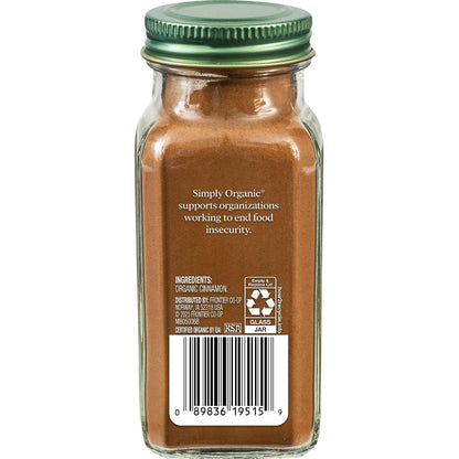 Simply Organic Ground Ceylon Cinnamon
