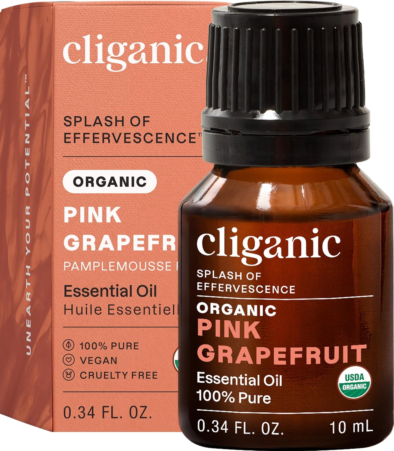 Cliganic Organic Lavender Essential Oil - 100% Pure Natural Undiluted, for Aromatherapy Diffuser | Non-GMO Verified - Colors A