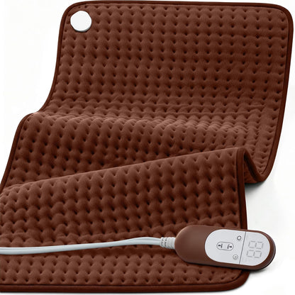 VALGELUIK Heating Pad for Back, Neck & Shoulder Pain Relief – 12"x24" Electric Heat Pad, Auto-Off, Machine Washable, Moist/Dry Heat Options – Thoughtful Mother's Day Gifts for Mom, Dad, Women & Men
