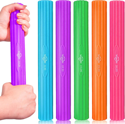 DICYWUDI Flex Therapy Bar and Grip Strength Trainers set, Physical Therapy & Resistance Bar for Golfers Elbow, Tendinitis, Wrist,Forearms Pain, Improve Grip Strength and Relieve Pain