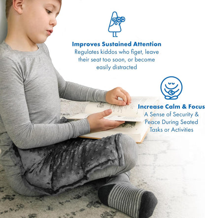 Harkla Weighted Lap Pad for Kids (Deep Blue)