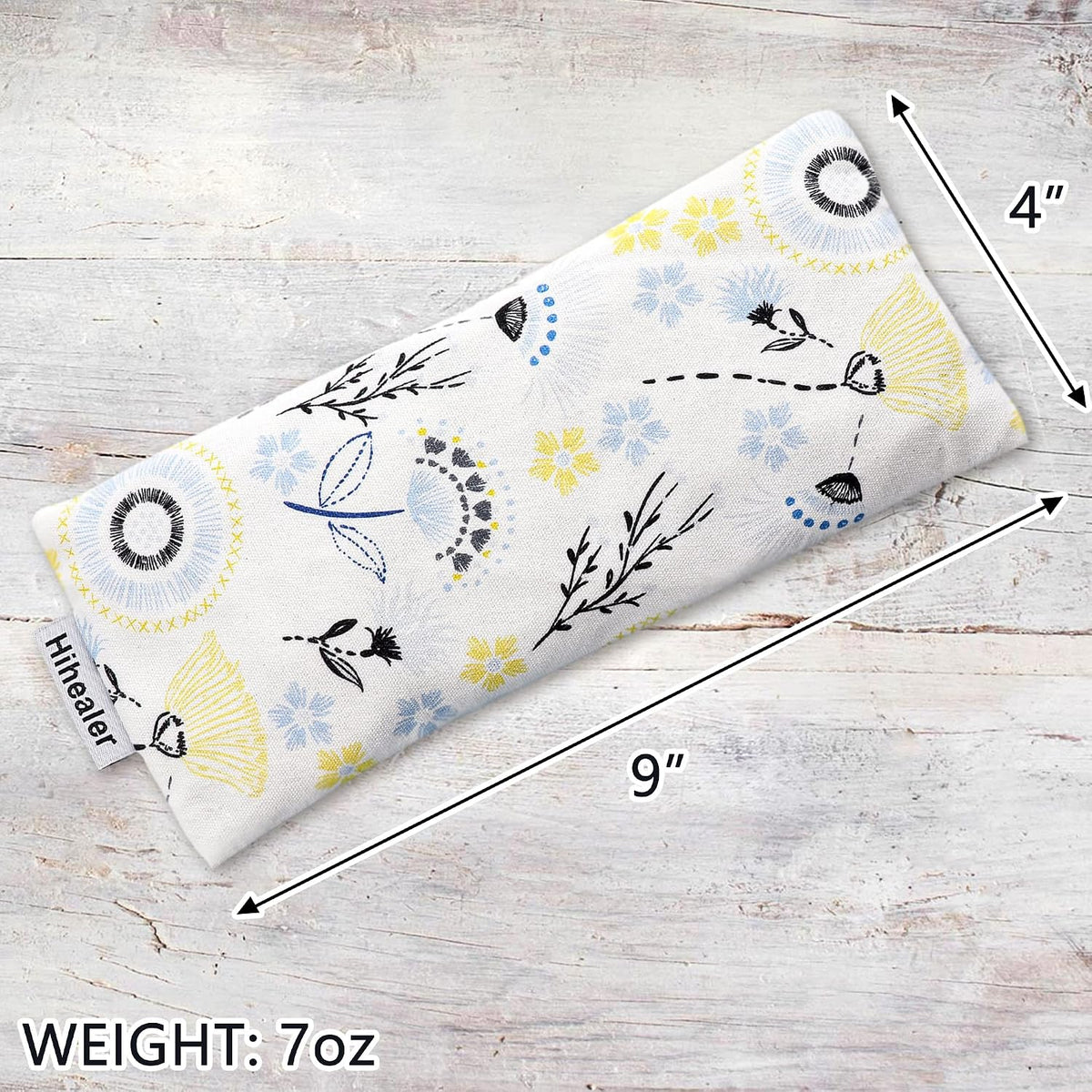 Hihealer Lavender Eye Pillow for Relaxation, Yoga, Sleep, Weighted Eye Mask