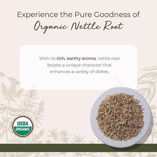 Starwest Botanicals Nettle Root Organic, Soups, Urtica Dioica - 4 oz Pouch