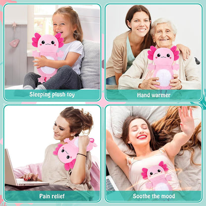 Microwave Heating Pad for Period Cramps,Otter Microwavable Heating Pad for Shoulder Neck Back Knee Pain Relief with Lavender Scented,Cute Otter Plush Toys Heat Pack for Women Kids Birthday