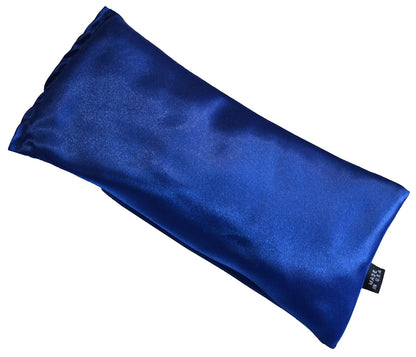 Lavender Eye Pillow | Hot or Cold Weighted Satin Eye Mask Perfect for Sleeping, Yoga, Meditation | Gifts for Women, Birthday, Teachers | Natural Herbal Relaxation | Made in USA (Aqua)