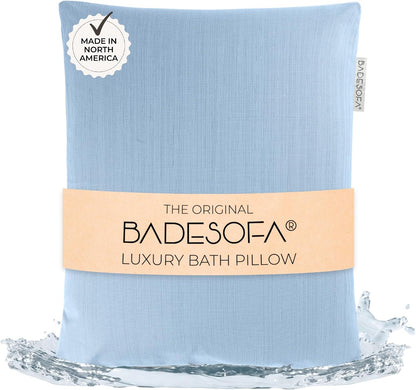 BADESOFA® Luxury Bath Pillow M in Ivory, Quick-Drying Bath Back Pillow