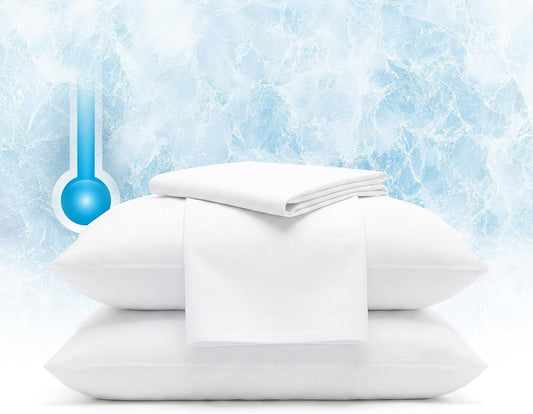 Serta Power Chill Cooling Pillow Protectors, King (2 Pack)