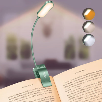 Gritin 16 LED Rechargeable Book Light for Reading in Bed