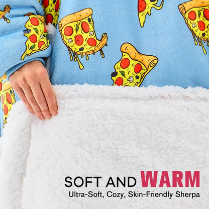 yescool Wearable Blanket Hoodie as Christmas Birthday Gifts for Women Mom - Colors A