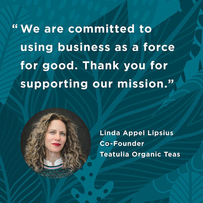 Teatulia Organic White Tea Bags (50 Wrapped Pyramid Sachet Teabags) Sustainably Grown in Bangladesh