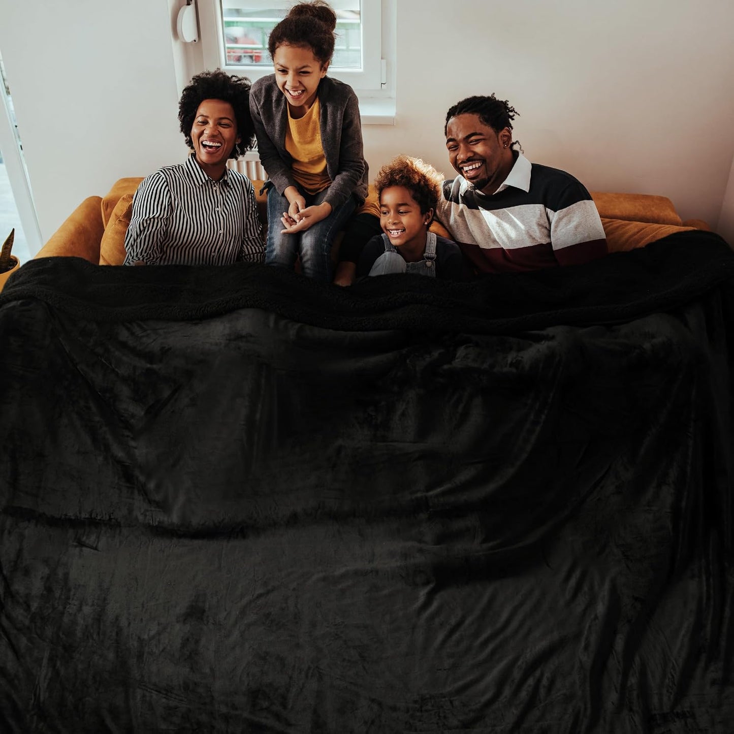 Bedsure GentleSoft Sherpa Fleece Throw Blanket for Couch, Non-Heated, Thick & Warm Cozy Blanket for Winter, Soft Fuzzy Plush Throw Gifts for Women and Men, Grey, 50x60 Inches