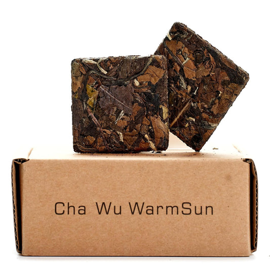 ChaWuWarmSun-[B] Aged ShouMei White Tea Flaky - 20 Individual Packs