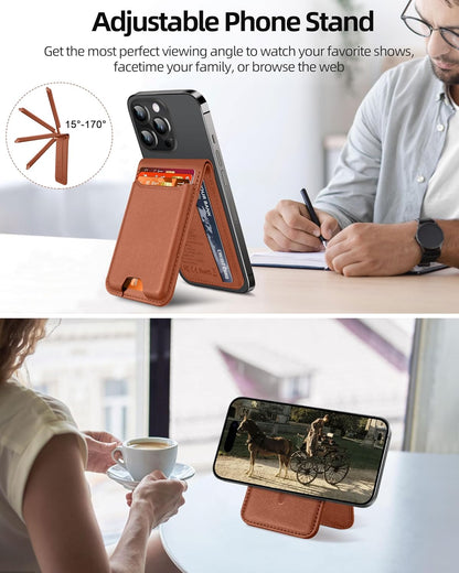 ExtreLife for Magsafe Wallet, Works with Apple Find My, 6 Cards Holder