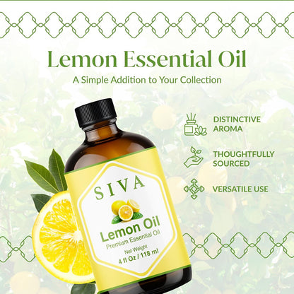 Siva Lavender Essential Oil, Huge Bottle, Large Size, 16 Fl Oz (473 ml)