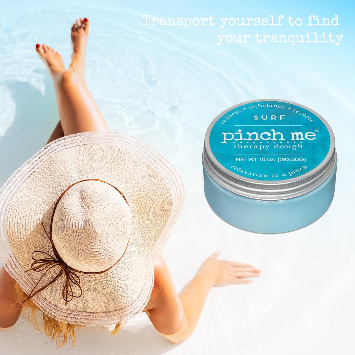Pinch Me Therapy Dough - Holistic Aromatherapy Stress Relieving Putty - 10 Ounce Spa Scent