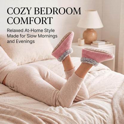 Cozylook Fuzzy Slippers for Women Indoor Soft Sole Slipper Socks