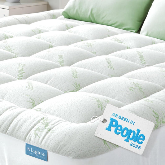 Niagara Sleep Solution Queen Ultra Soft Mattress Topper — Back Pain Relief