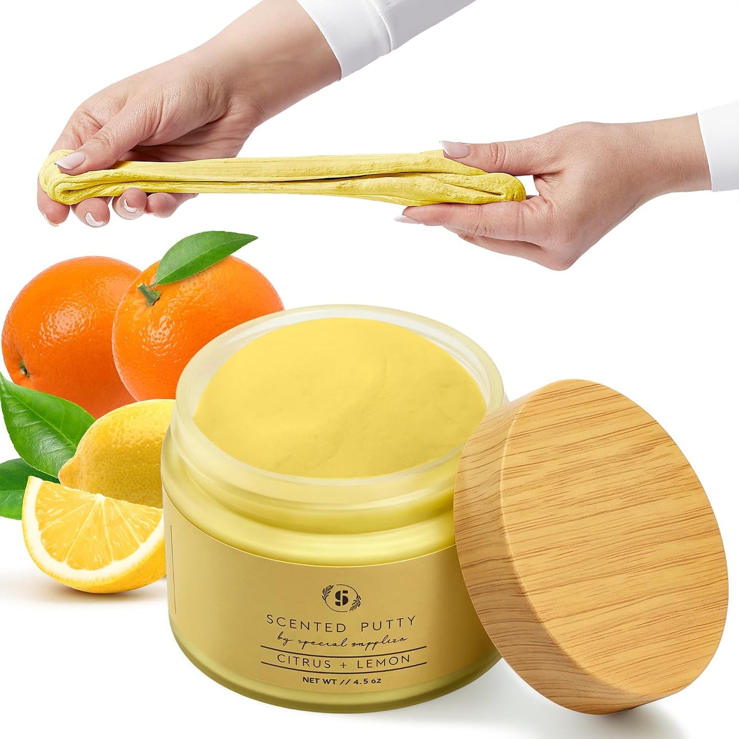 Special Supplies Scented Therapy Putty Dough - Infused with Pure Essential Oils for Aromatherapy and Meditation- Relaxation Gifts for Kids and Adults - Non-Stick (Refreshing Mint (4.5 oz))