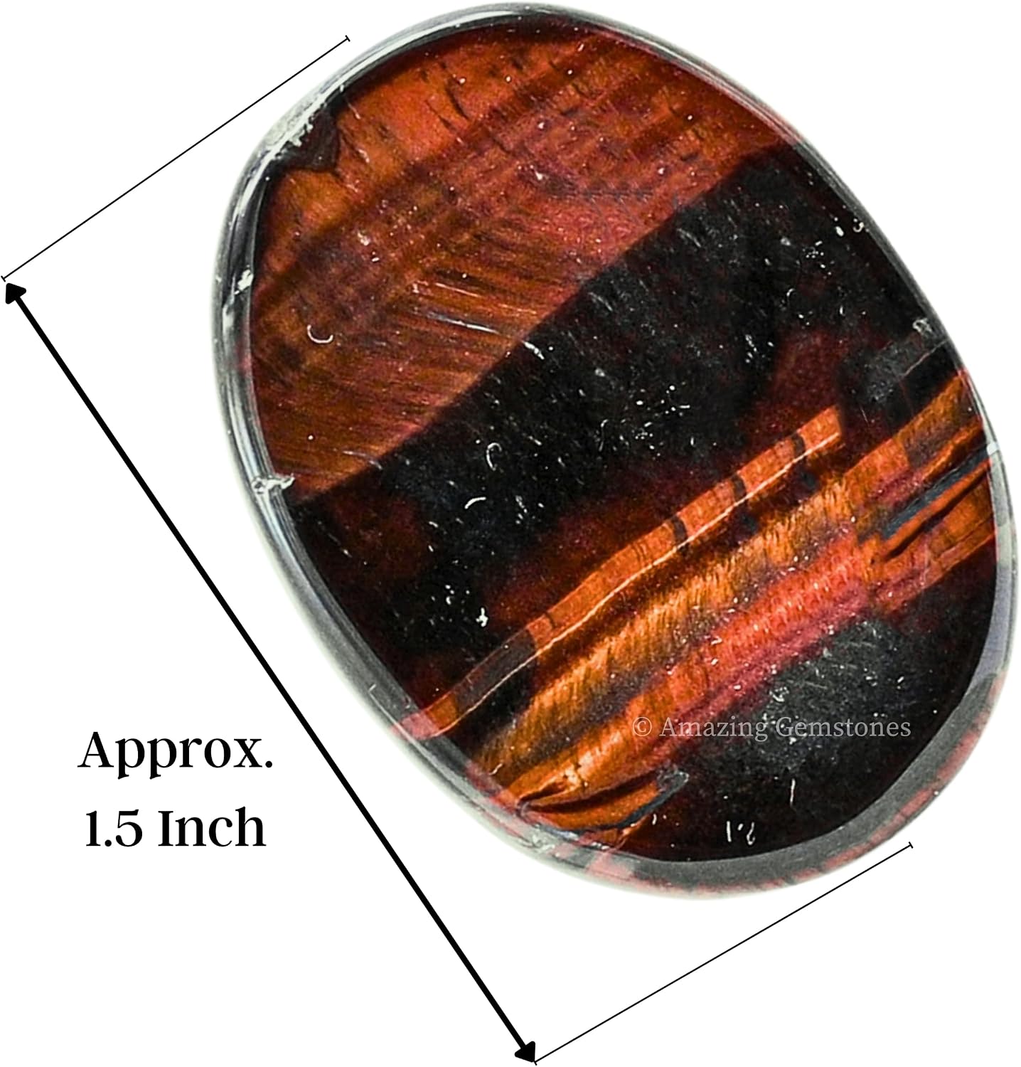 Amazing Gemstone Labradorite Thumb Worry Stone, Anxiety Stone, Healing Crystals - Piedra Crystal Fidget for Gift, Meditation, Calming, Relaxation, Stress Relief - Colors A
