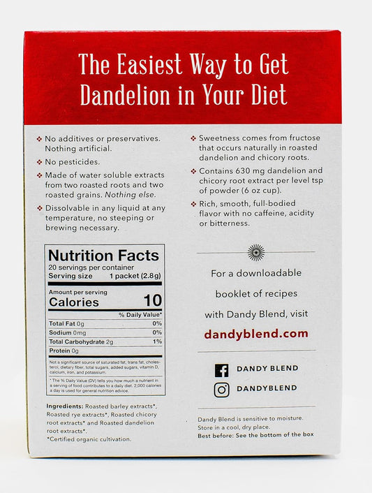 454 Cup Bag of Original Dandy Blend Instant Herbal Beverage with Dandelion, 32 oz. (2 pounds 908g) Bag