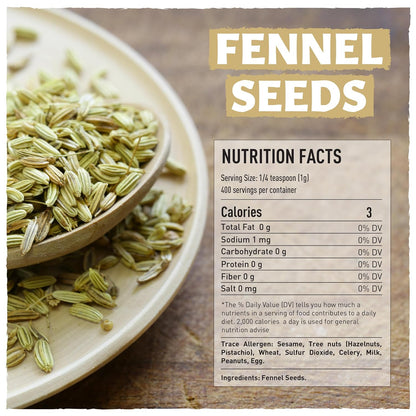 Eastanbul Fennel Seed, Loose Fennel Tea, Natural Vegan, Gluten Free, 14.1oz