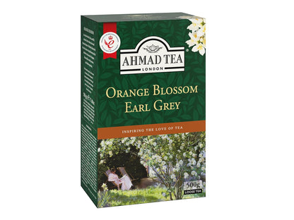 Ahmad Tea, Orange Blossom with Earl Grey Black Loose Leaf, 500g Value Box