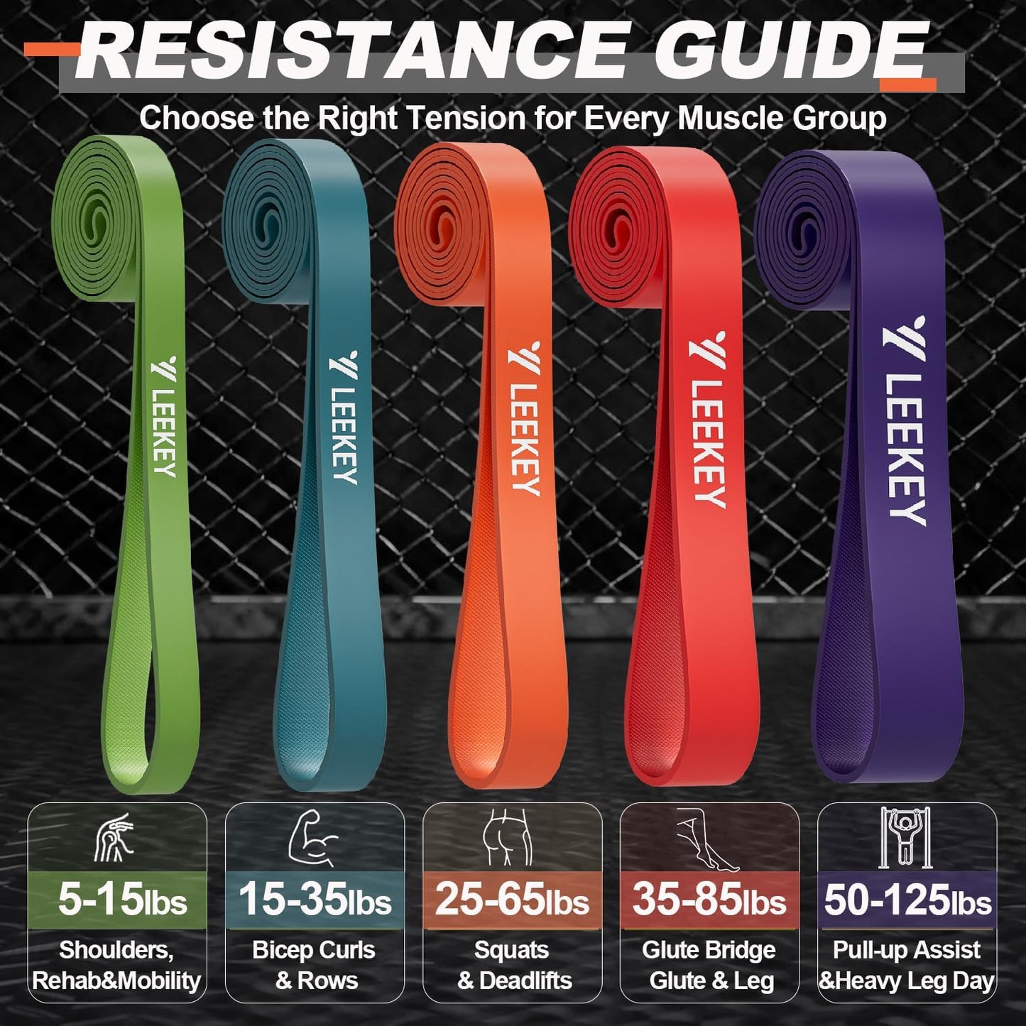 Resistance Bands for Pull Up Assist, Stretch Bands & Exercise Workout Set