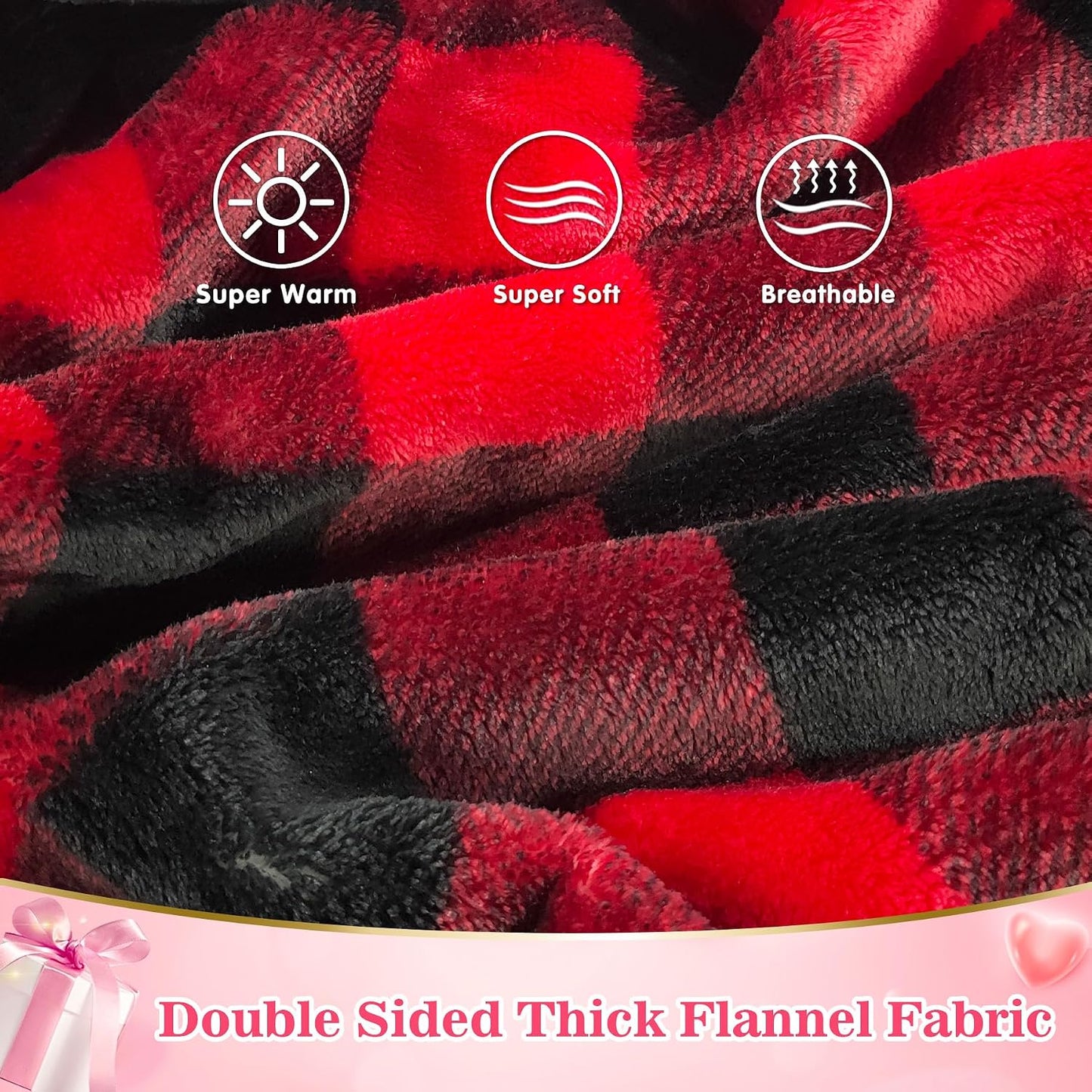 Waitu Wearable Blanket Sweatshirt Gifts for Women and Men, Warm and Cozy Giant Blanket Hoodie, Thick Flannel Blanket with Sleeves and Giant Pocket - Dark Gray