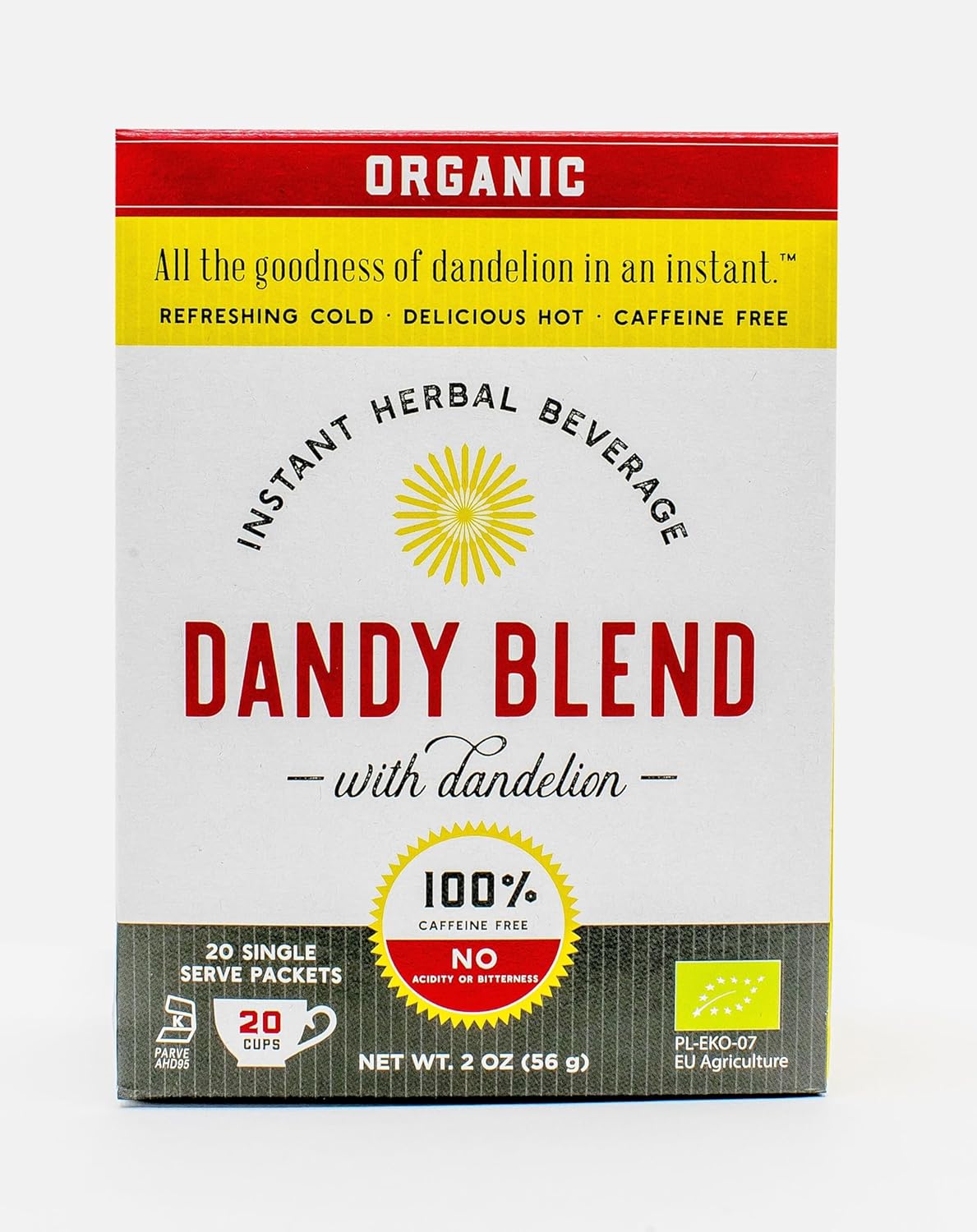 454 Cup Bag of Original Dandy Blend Instant Herbal Beverage with Dandelion, 32 oz. (2 pounds 908g) Bag