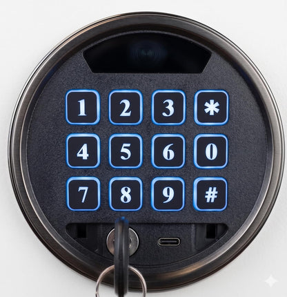 Genie Hand - Countdown Time Lock Safe Box with Emergency USB-C Power Port