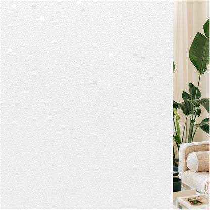 LUTE Blackout Window Film Removable Window Tint for Home Privacy Black 17.5" x 78.7", Static Cling for Inside Dark Sunlight Blockers Darkening Light Blocking for Bedroom Home Theater Garage
