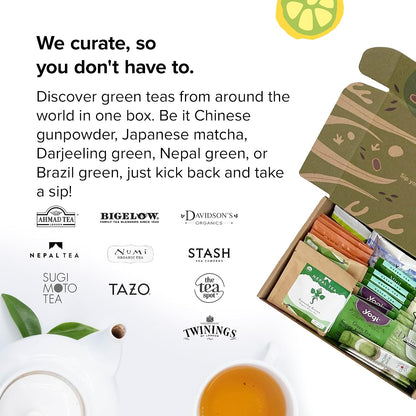 Sippingly Night Time Tea Sampler – 40 Herbal Teas – 10 Flavors from Top Brands – Chamomile, Lavender, Passionflower – Perfect Relaxation & Calm Support – Ideal Wellness Gift – Kosher, Gluten-Free