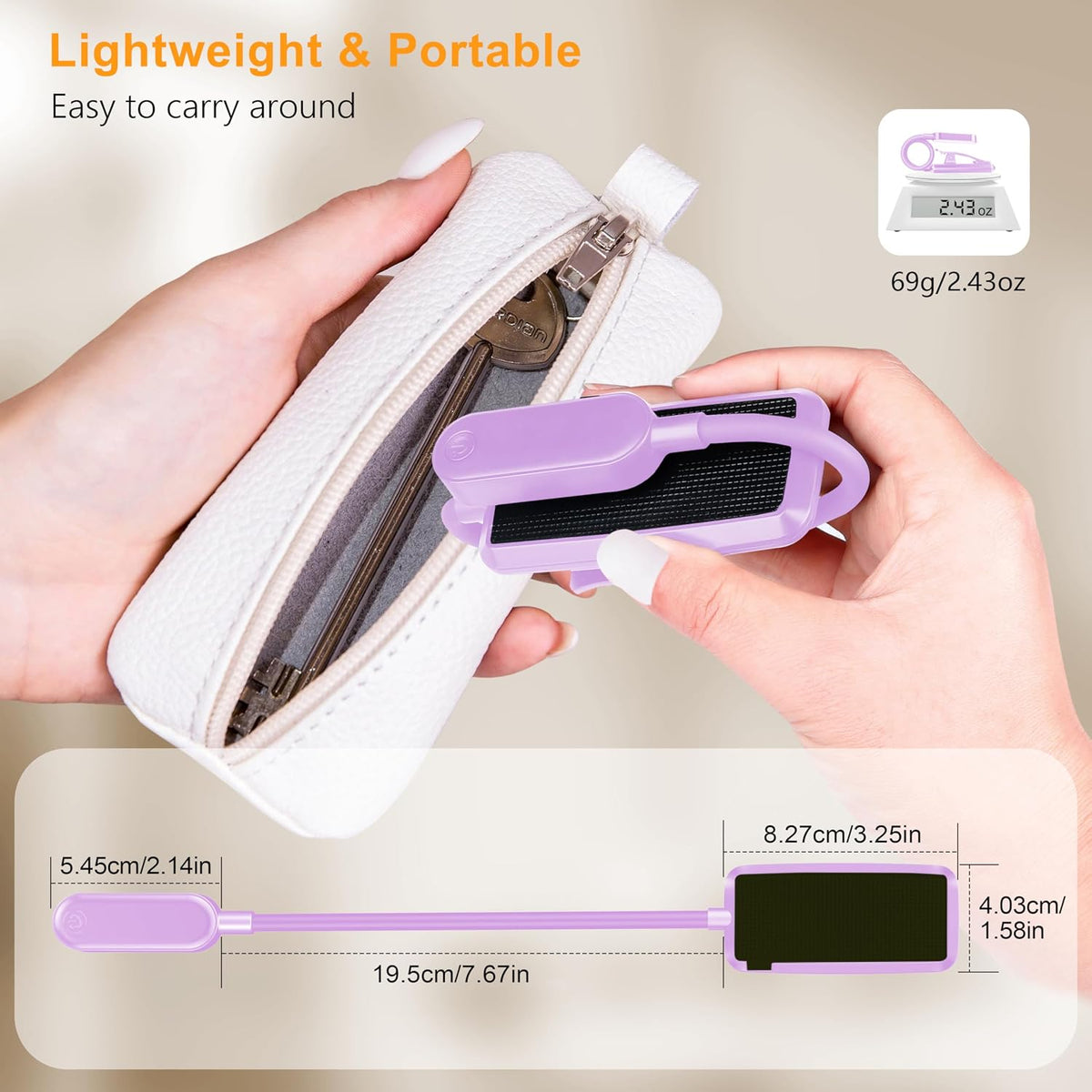 Gritin 16 LED Rechargeable Book Light for Reading in Bed